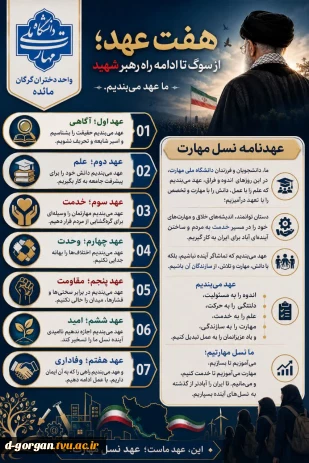 هفت عهد؛ از سوگ تا ادامه راه رهبر شهید