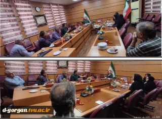 نشست ریاست دانشگاه ملی مهارت دختران گرگان و مدیر حراست واحد استانی با سرپرستان خوابگاه و حوزه حفاظت فیزیکی در روز یکشنبه ۱۴۰۵٫۰۷٫۰۵